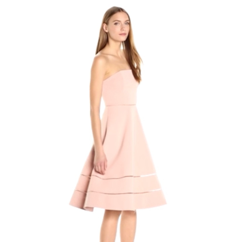 keepsake the label // pale pink strapless midi - Picture 6 of 8